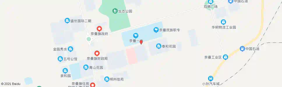通辽一中_公交站地图_通辽公交_妙搜公交查询2025