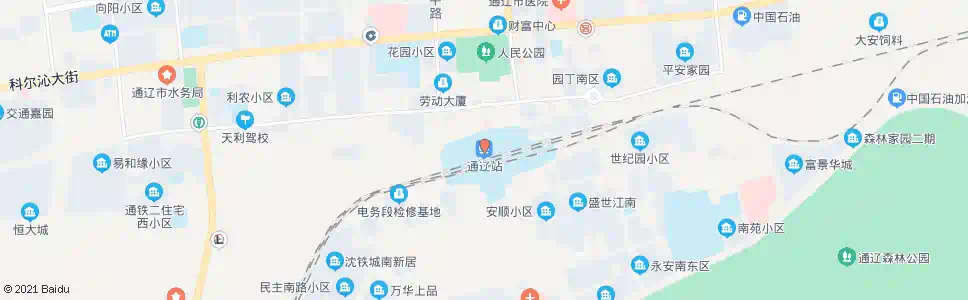 通辽二号_公交站地图_通辽公交_妙搜公交查询2025