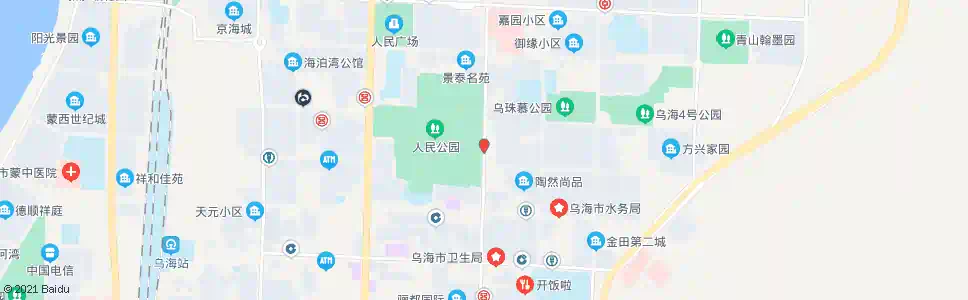乌海公园东门_公交站地图_乌海公交_妙搜公交查询2025