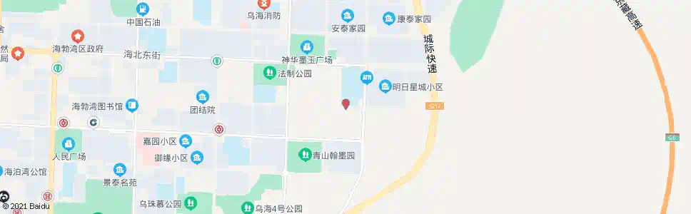 乌海东方红幼儿园_公交站地图_乌海公交_妙搜公交查询2025
