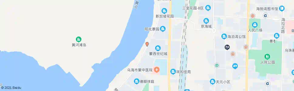乌海蒙西世纪城_公交站地图_乌海公交_妙搜公交查询2025