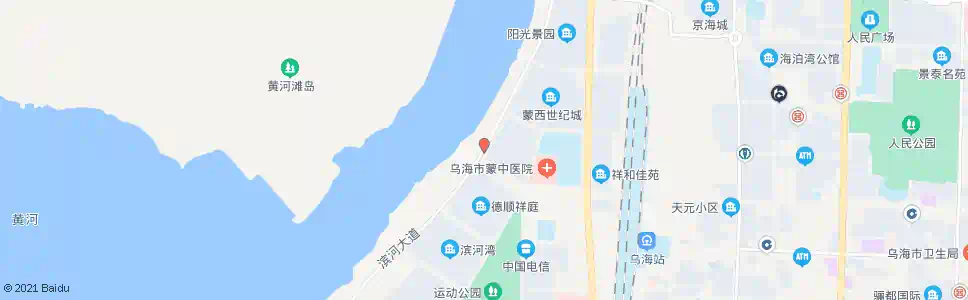 乌海演出广场_公交站地图_乌海公交_妙搜公交查询2025