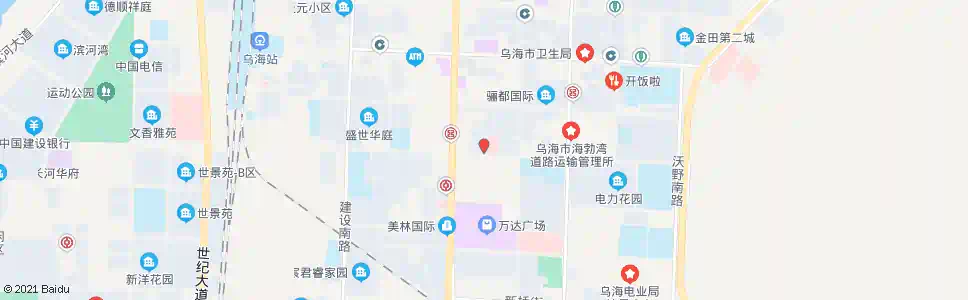 乌海五一花园_公交站地图_乌海公交_妙搜公交查询2025