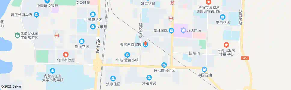 乌海君睿家园_公交站地图_乌海公交_妙搜公交查询2025