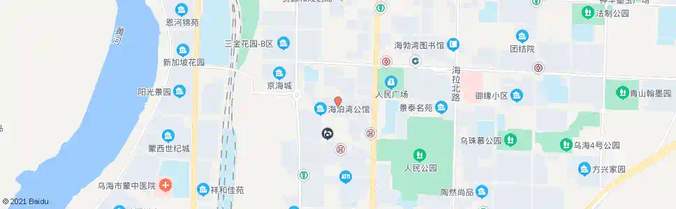 乌海正远(蒙西花园B区)_公交站地图_乌海公交_妙搜公交查询2025