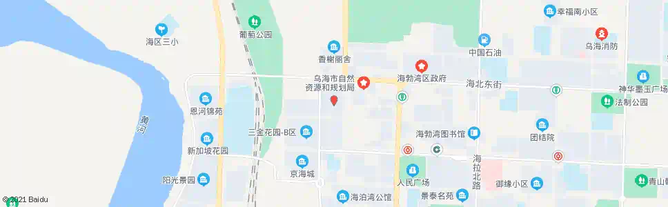 乌海舒苑酒店(蒙西花园A区)_公交站地图_乌海公交_妙搜公交查询2025