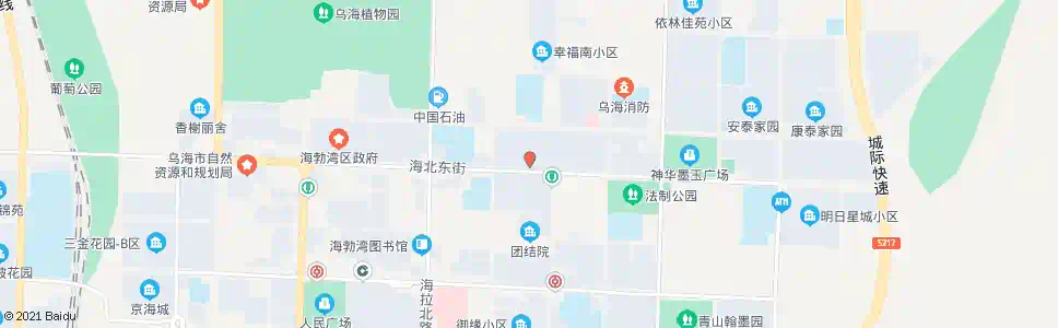 乌海大庆小区_公交站地图_乌海公交_妙搜公交查询2025