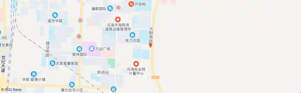 乌海喜来顺食府_公交站地图_乌海公交_妙搜公交查询2025
