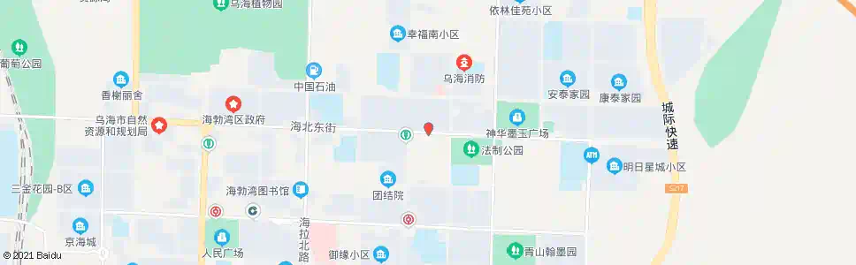 乌海狮城北小区_公交站地图_乌海公交_妙搜公交查询2025