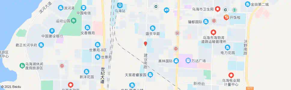 乌海五中西_公交站地图_乌海公交_妙搜公交查询2025