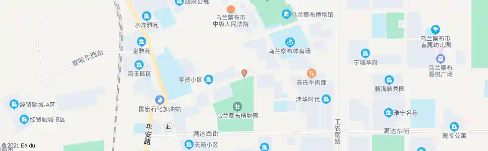 乌兰察布市林业局_公交站地图_乌兰察布公交_妙搜公交查询2025