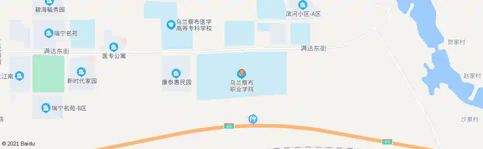 乌兰察布职院西校区_公交站地图_乌兰察布公交_妙搜公交查询2025