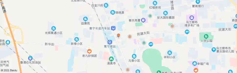乌兰察布建设银行_公交站地图_乌兰察布公交_妙搜公交查询2025