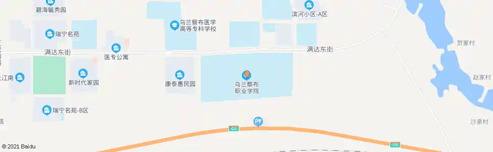 乌兰察布职业技术学校_公交站地图_乌兰察布公交_妙搜公交查询2025
