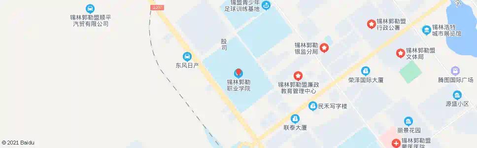 锡林郭勒盟职业学院_公交站地图_锡林郭勒公交_妙搜公交查询2025