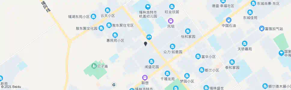 锡林郭勒二中菜市场_公交站地图_锡林郭勒公交_妙搜公交查询2025