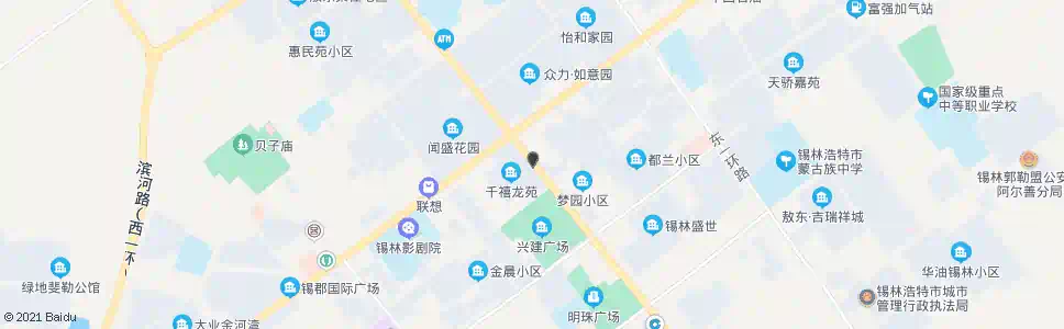 锡林郭勒千禧龙苑小区_公交站地图_锡林郭勒公交_妙搜公交查询2025