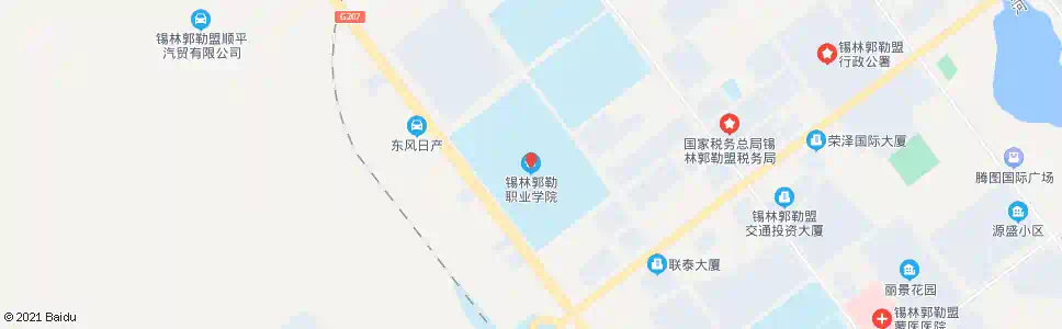 锡林郭勒职业学院_公交站地图_锡林郭勒公交_妙搜公交查询2025