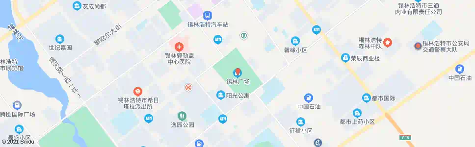 锡林郭勒锡林广场_公交站地图_锡林郭勒公交_妙搜公交查询2025