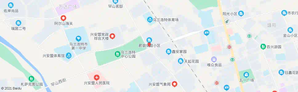 兴安盟鑫安家园_公交站地图_兴安盟公交_妙搜公交查询2025