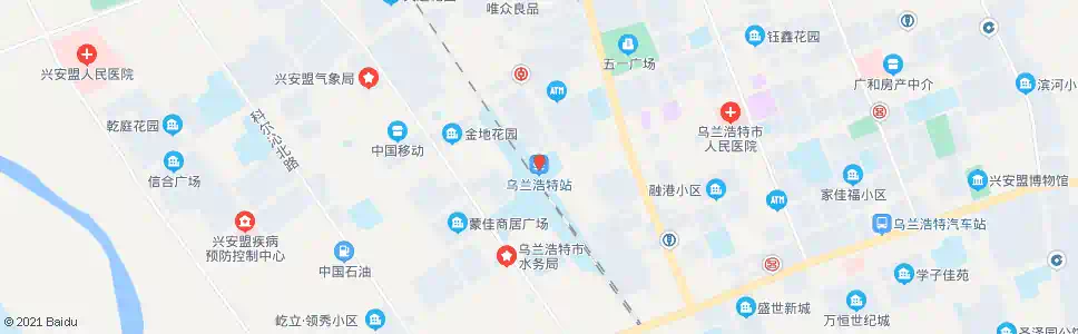 兴安盟乌兰浩特车站_公交站地图_兴安盟公交_妙搜公交查询2025