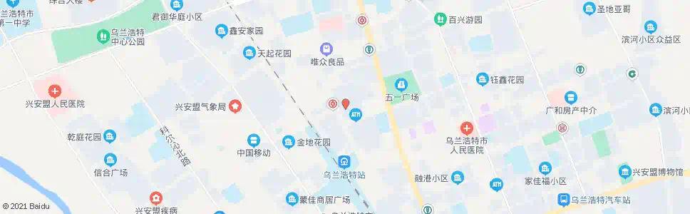 兴安盟王府花园_公交站地图_兴安盟公交_妙搜公交查询2025