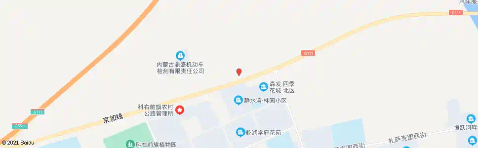 兴安盟金荣达二手车交易市场_公交站地图_兴安盟公交_妙搜公交查询2025