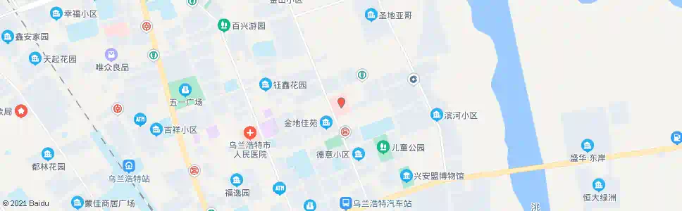 兴安盟乌兰浩特市医院_公交站地图_兴安盟公交_妙搜公交查询2025