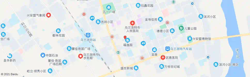 兴安盟白衣制药_公交站地图_兴安盟公交_妙搜公交查询2025