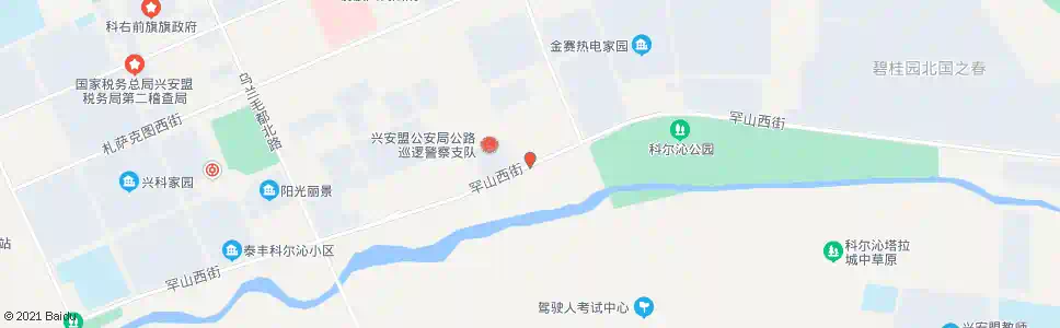 兴安盟武警加油站_公交站地图_兴安盟公交_妙搜公交查询2025