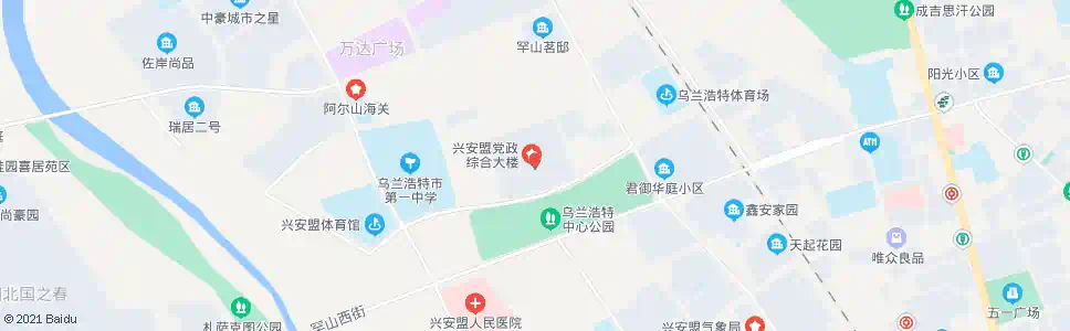 兴安盟军分区_公交站地图_兴安盟公交_妙搜公交查询2025