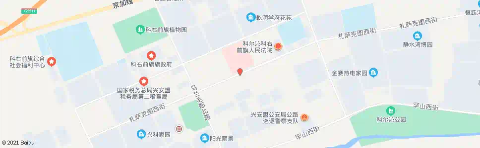 兴安盟旗医院_公交站地图_兴安盟公交_妙搜公交查询2025