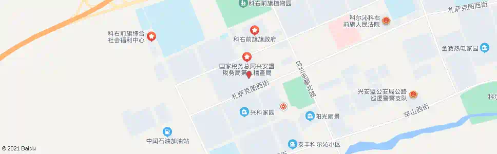 兴安盟前旗公安局_公交站地图_兴安盟公交_妙搜公交查询2025