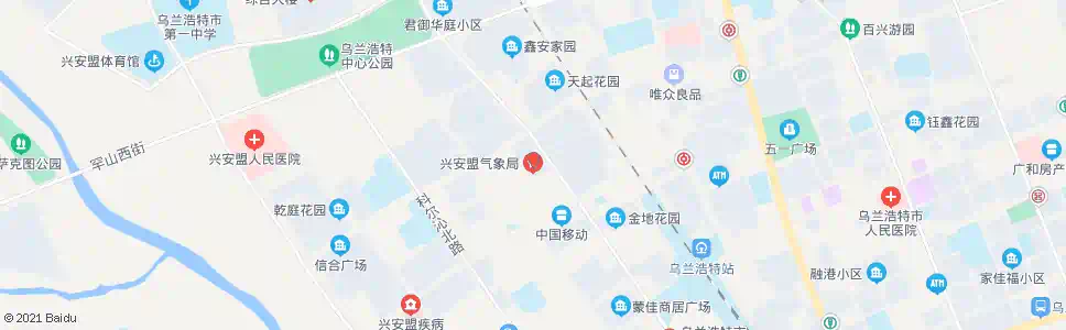 兴安盟兴安盟气象局_公交站地图_兴安盟公交_妙搜公交查询2025