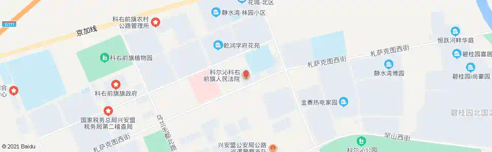 兴安盟前旗法院_公交站地图_兴安盟公交_妙搜公交查询2025