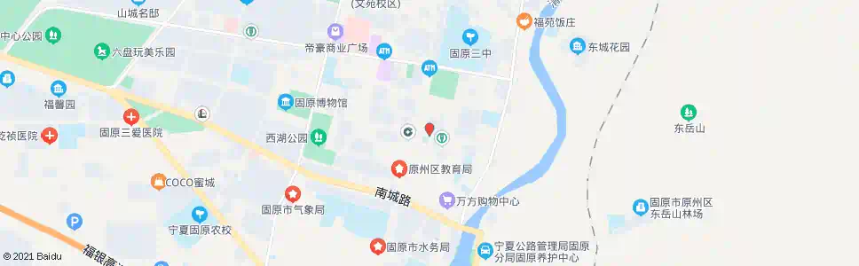 固原市政府南门_公交站地图_固原公交_妙搜公交查询2025