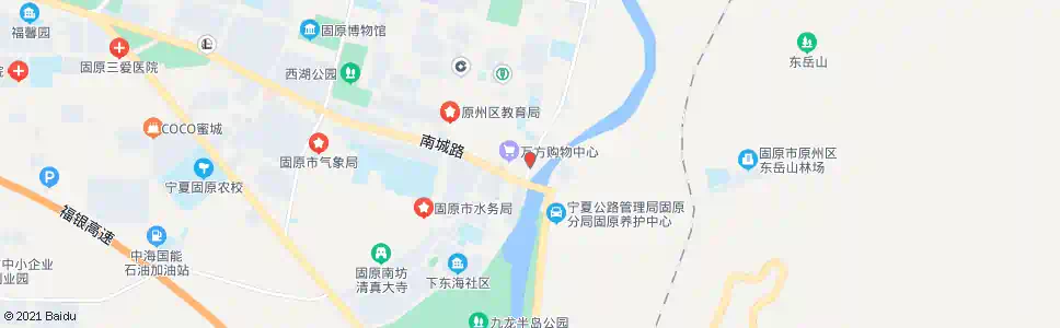 固原南河滩_公交站地图_固原公交_妙搜公交查询2025