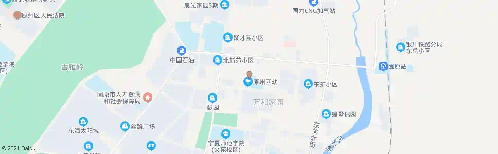 固原三中家属院_公交站地图_固原公交_妙搜公交查询2025