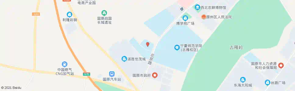 固原体育馆_公交站地图_固原公交_妙搜公交查询2025