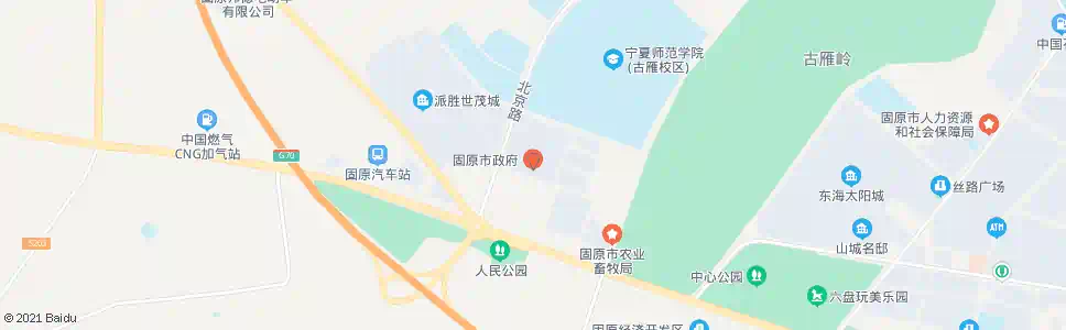 固原中山街派出所_公交站地图_固原公交_妙搜公交查询2025