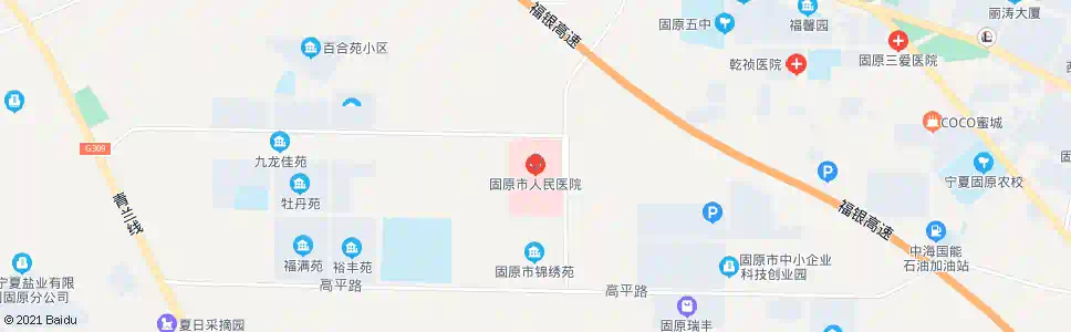 固原市医院_公交站地图_固原公交_妙搜公交查询2025