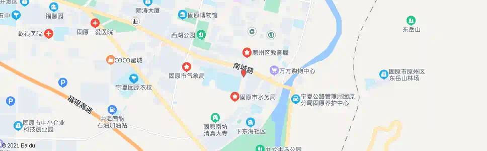 固原二中桥_公交站地图_固原公交_妙搜公交查询2025