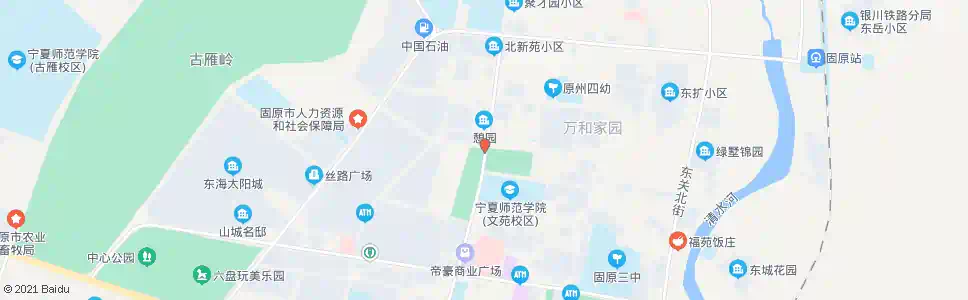 固原靖朔门_公交站地图_固原公交_妙搜公交查询2025