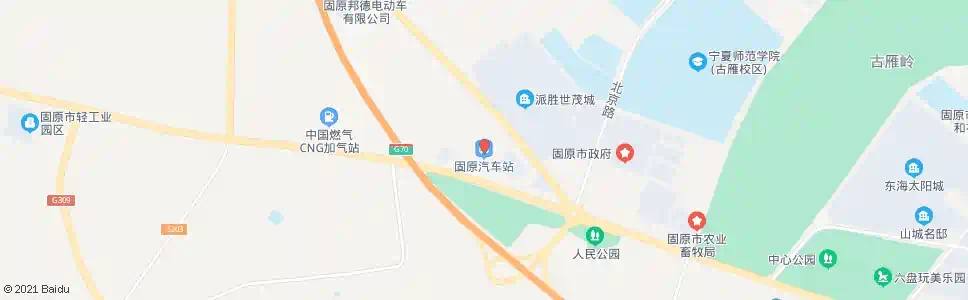 固原大明城_公交站地图_固原公交_妙搜公交查询2025