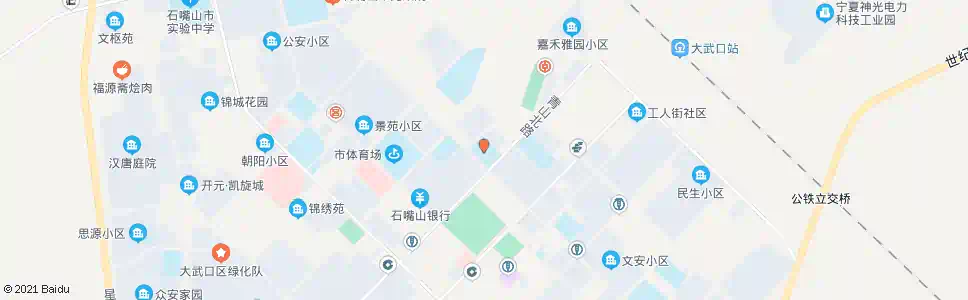 石嘴山市六小_公交站地图_石嘴山公交_妙搜公交查询2025