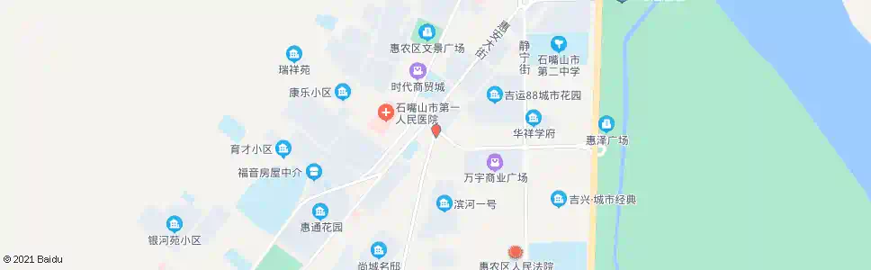石嘴山安乐市场_公交站地图_石嘴山公交_妙搜公交查询2025