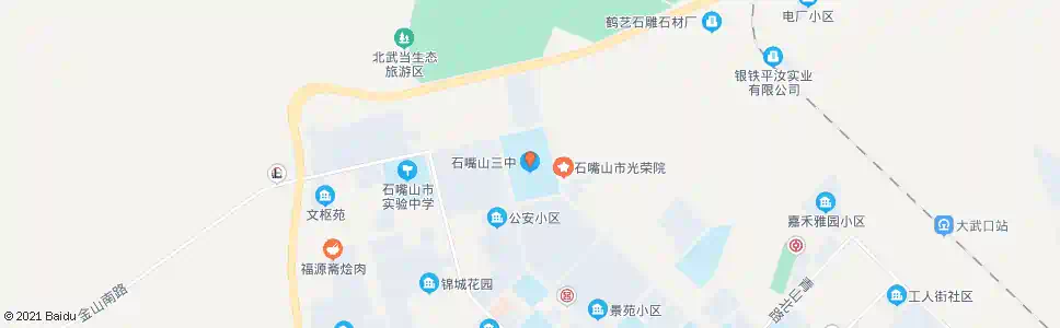 石嘴山市三中_公交站地图_石嘴山公交_妙搜公交查询2025