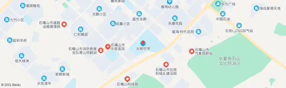 石嘴山市光明中学_公交站地图_石嘴山公交_妙搜公交查询2025