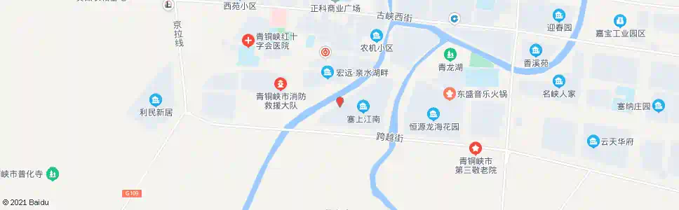 吴忠塞上江南小区西门_公交站地图_吴忠公交_妙搜公交查询2025
