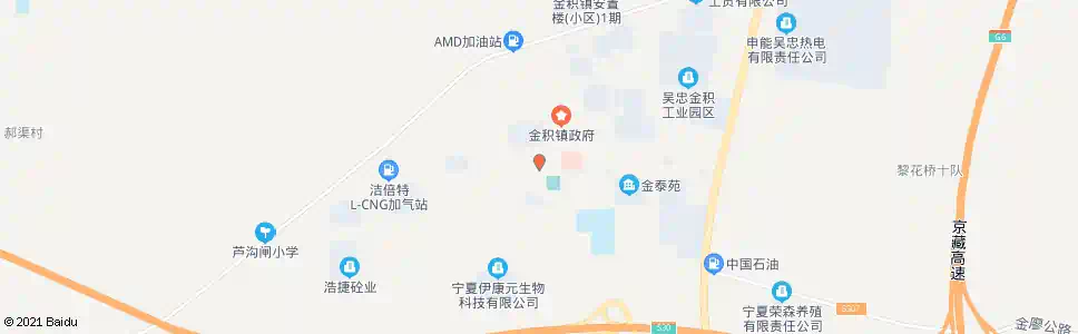 吴忠金积广场_公交站地图_吴忠公交_妙搜公交查询2025